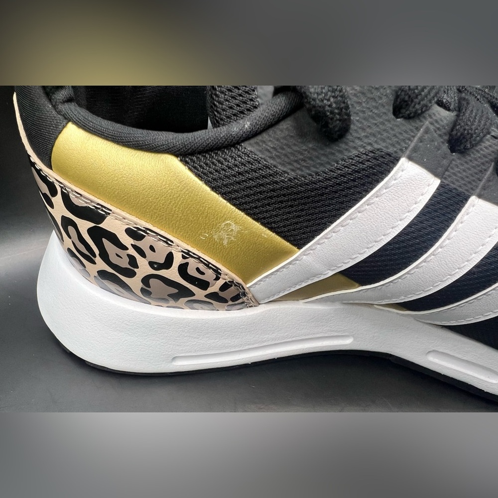 Adidas‎ Black and Yellow Sneakers with White Stripes- Muktix, Size:10 - Picture 3 of 8